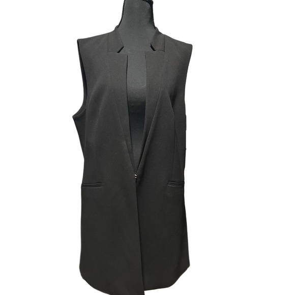 Dkny Jackets & Blazers - DKNY Black Sleeveless Vest Size 16